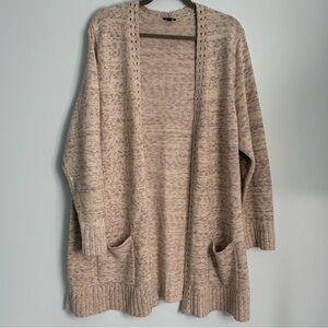 Talbots Multicolor Knit Open-Front Cardigan
2X